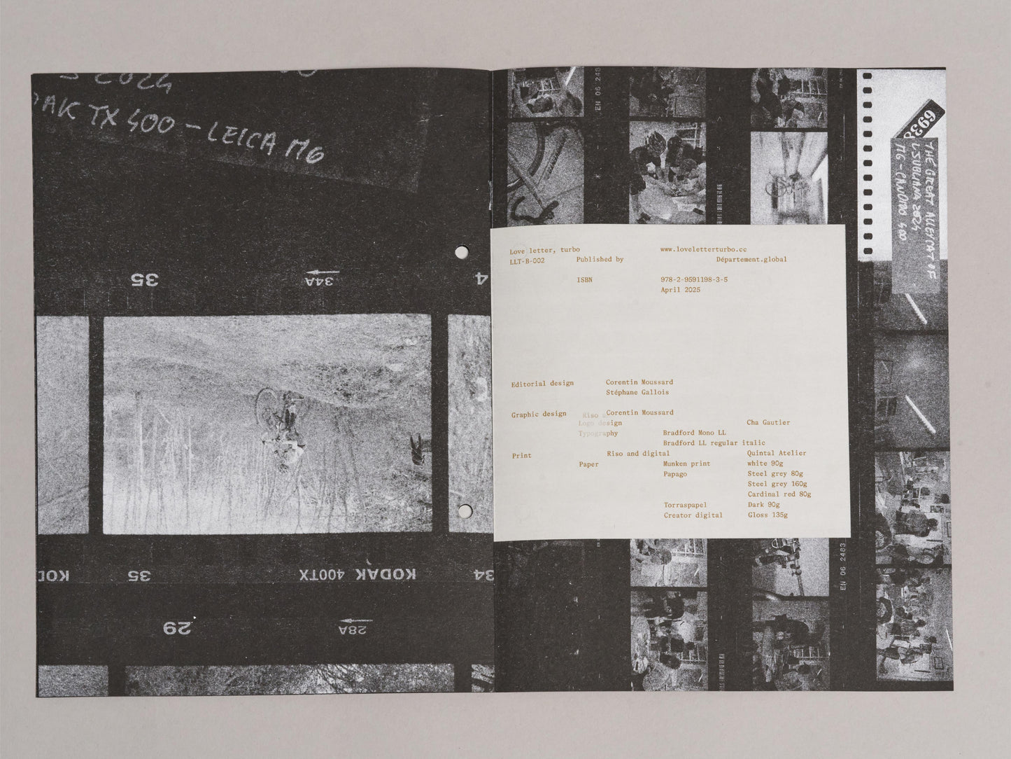 Contact Sheets - LLT2 zine